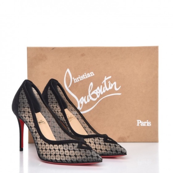 Christian Louboutin Shoes - Christain Louboutin Neoalto 85 Dentelle Resille